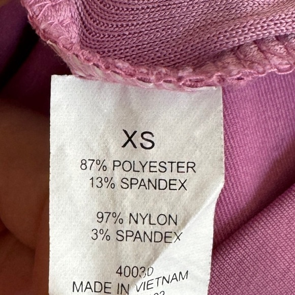 Athleta Purple Pink V-Neck Workout Tank, Size XS - Picture 6 of 6